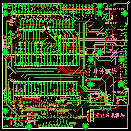 Multi-peripheral MCU control board PCB layout